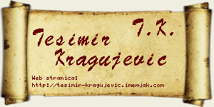 Tešimir Kragujević vizit kartica